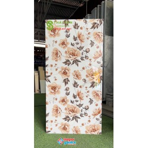 Gạch ốp tường 60x120 apodio họa tiết hoa mẫu đơn
